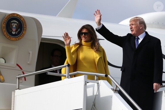 Melania et Donald Trump à Cincinnati, le 5 février 2018.
