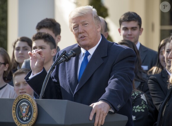 Donald Trump à la Maison Blanche à Washington le 19 janvier 2018.