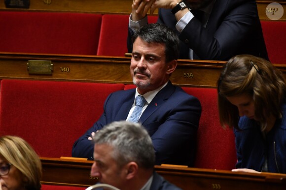 Manuel Valls - Séance de questions au gouvernement à l'Assemblée Nationale le 22 novembre 2017 à Paris © Lionel Urman / Bestimage 22/11/2017 - Paris