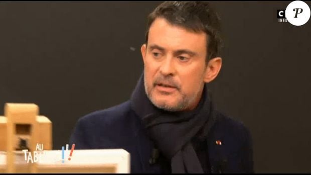Manuel Valls dans l&#039;émission &quot;Au tableau !!!&quot; diffusée le 7 février 2018 sur C8