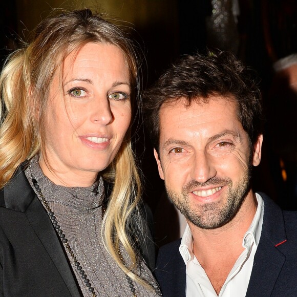 Info - Frédéric Diefenthal bientôt papa pour la deuxième fois - Semi-Exclusif - Frédéric Diefenthal et sa compagne (enceinte) - Le restaurant Manko Paris fête ses 2 ans à Paris, le 13 février 2018. © Veeren/Bestimage