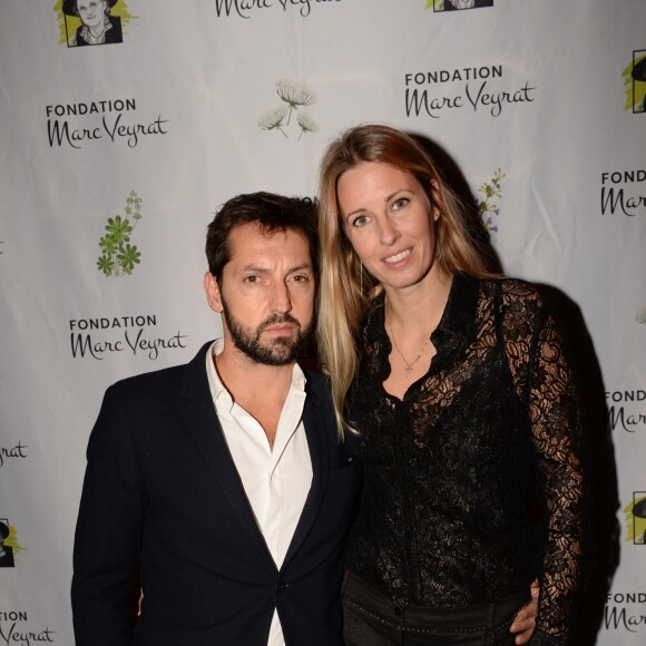 Exclusif - Frédéric Diefenthal et sa compagne - Dîner pour la fondation Marc Veyrat au restaurant Victoria à Paris, France, le 21 novembre 2017.  © Rachid Bellak/Bestimage