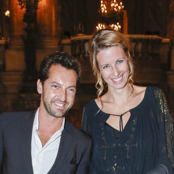 Frédéric Diefenthal et sa compagne - Gala d'ouverture de la saison du Ballet de l'Opéra national de Paris, le 24 septembre 2015.