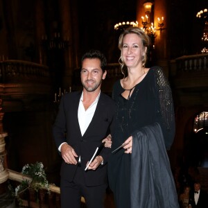 Frédéric Diefenthal et sa compagne - Gala d'ouverture de la saison du Ballet de l'Opéra national de Paris, le 24 septembre 2015.