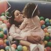 Amel Bent avec sa fille Sofia pour son 2e anniversaire, Instagram, le 4 février 2018.