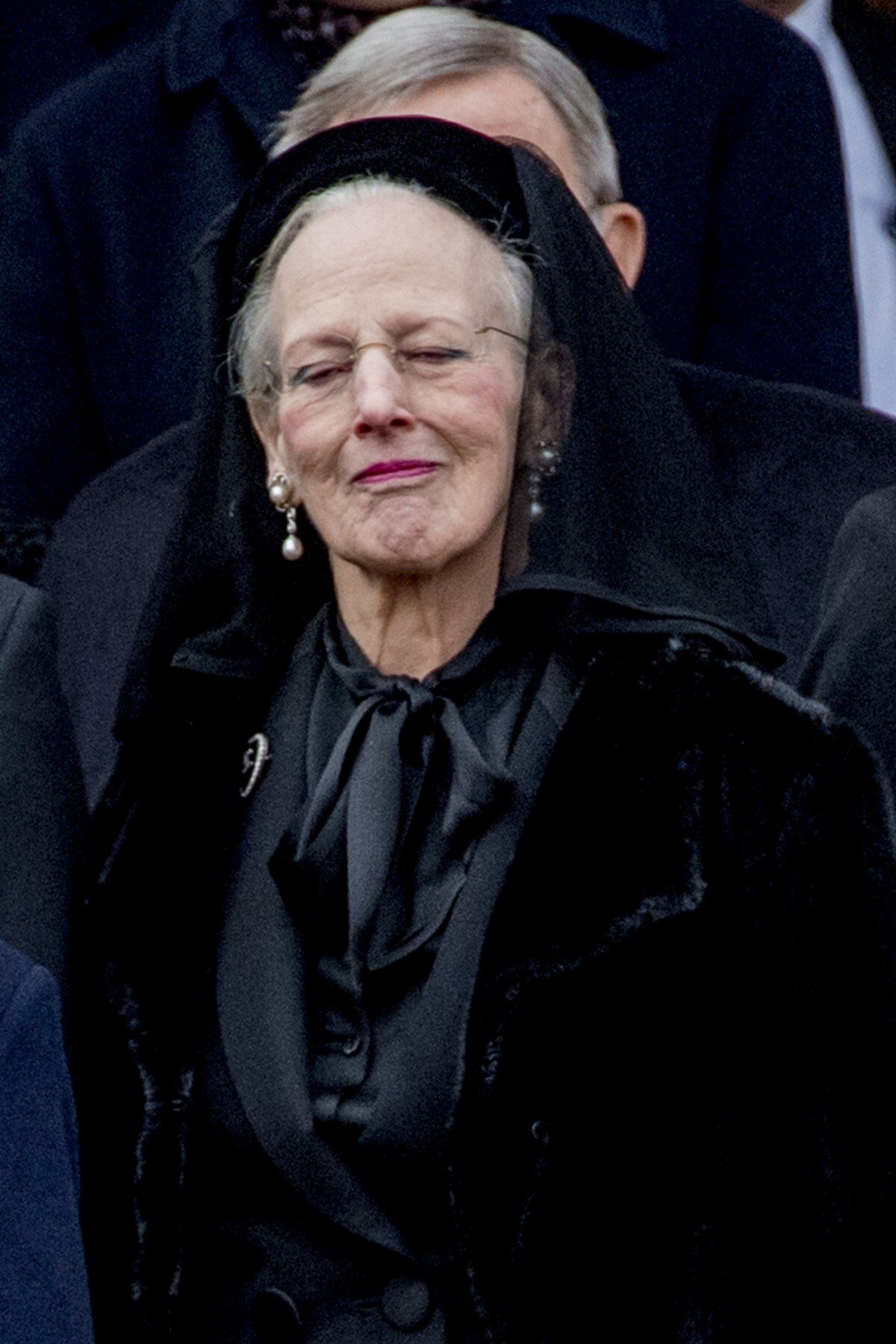 Photo La Reine Margrethe Ii De Danemark Lors Des Obsèques Du Prince Henrik De Danemark Le 20 