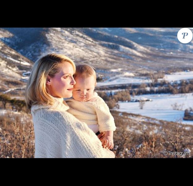 Katherine Heigl et son fils Joshua sur une photo publiée sur Instagram. Février 2018.