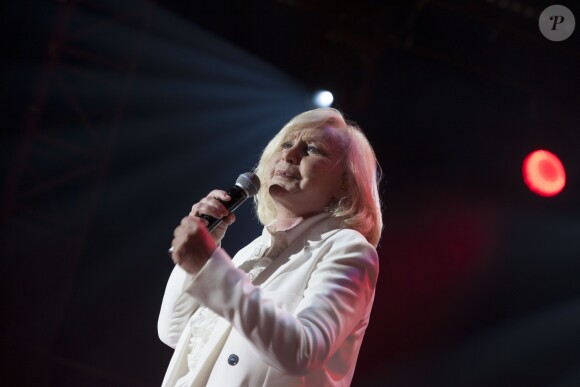 Exclusif - Michèle Torr - Concert Enfant Star & Match à la pinède Gould à Juan Les Pins, France, le 8 juillet 2017. © JLPPA/Bestimage