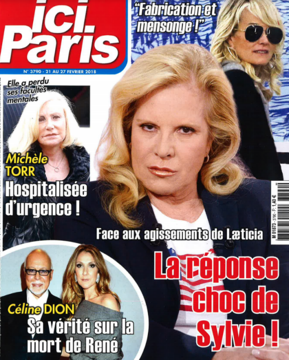 Couverture du magazine "Ici Paris" en kiosques le 21 février 2018