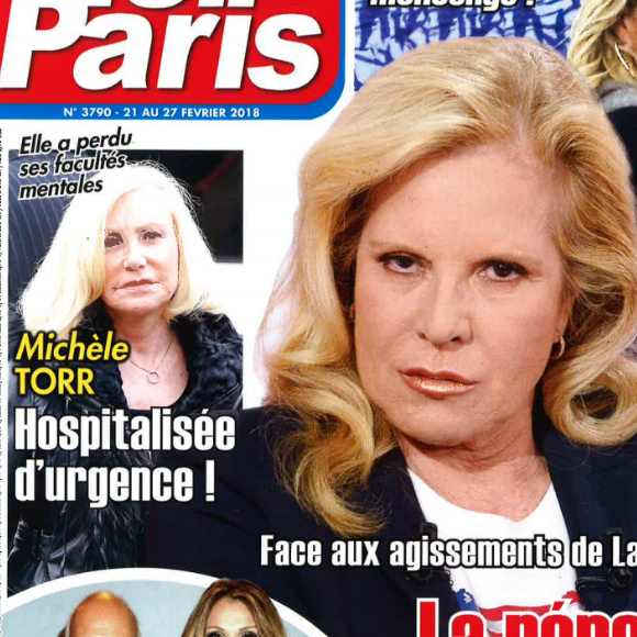 Couverture du magazine "Ici Paris" en kiosques le 21 février 2018