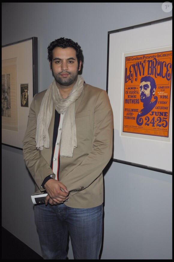 Yassine Belattar - Vernissage de l'exposition "American Prayer" de Richard Prince à la bibliothèque nationale de France, le 28 mars 2011.