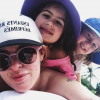 Rumer Willis avec ses deux petites soeurs Mabel et Evelyn (février 2018)