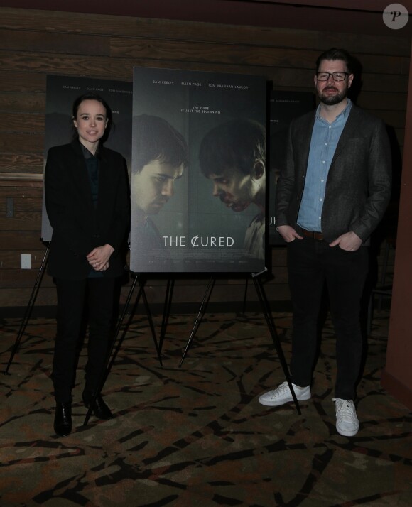 Ellen Page et David Freyne assistent à la première du film The Cured au AMC Dine-In Sunset 5 à West Hollywood, le 20 février 2018