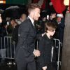 David et Cruz Beckham à New York, le 11 février 2018.