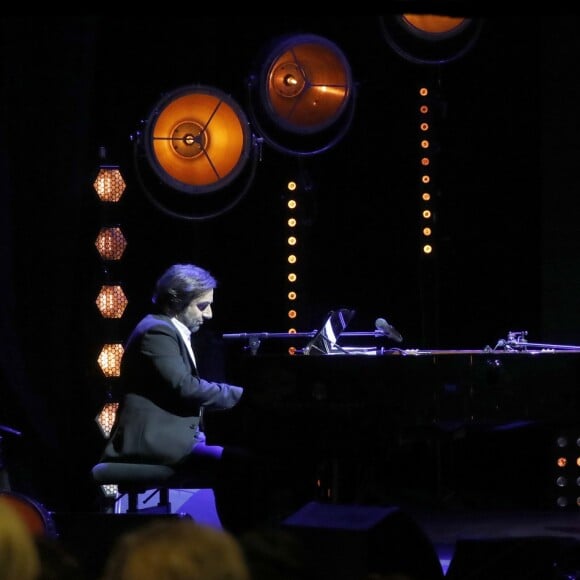 Exclusif - André Manoukian et Liane Foly - 5e édition de "La Nuit de la Déprime" aux Folies Bergère à Paris le 12 février 2018. © Alain Guizard/Bestimage