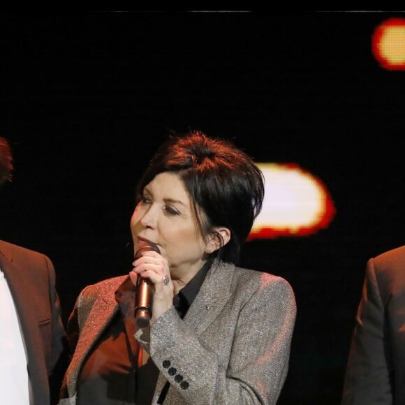 Exclusif - André Manoukian, Liane Foly et Raphaël Mezrahi - 5e édition de "La Nuit de la Déprime" aux Folies Bergère à Paris le 12 février 2018. © Alain Guizard/Bestimage