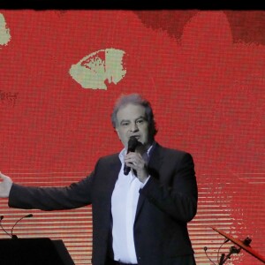 Exclusif - Raphaël Mezrahi et Petula Clark - 5e édition de "La Nuit de la Déprime" aux Folies Bergère à Paris le 12 février 2018. © Alain Guizard/Bestimage