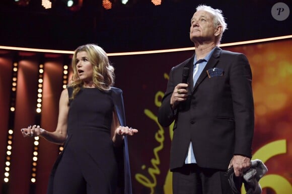 Anke Engelke et Bill Murray - Cérémonie de clôture du 68ème Festival du Film de Berlin, La Berlinale. Le 24 février 2018 © Future-Image / Zuma Press / Bestimage