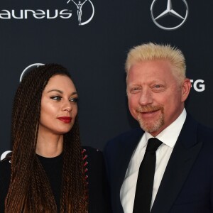 Boris Becker et sa femme Lilly (Kerssenberg) lors des Laureus World Sports Awards 2018 au Sporting Monte-Carlo à Monaco le 27 février 2018. © Bruno Bebert / Bestimage