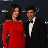 Raul et sa femme Mamen Sanz lors des Laureus World Sports Awards 2018 au Sporting Monte-Carlo à Monaco le 27 février 2018. © Bruno Bebert / Bestimage