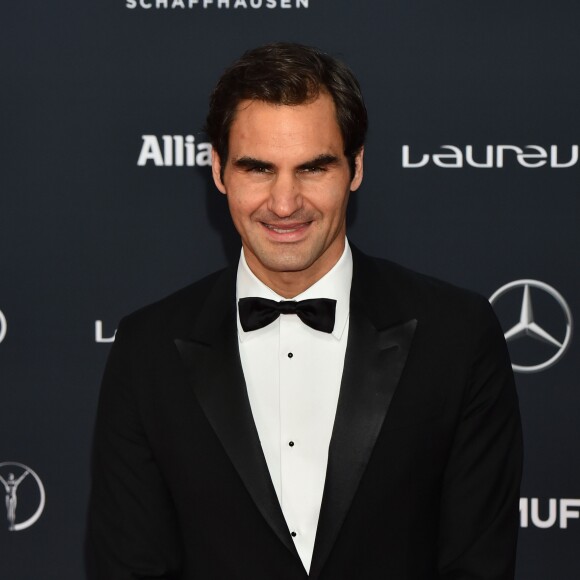 Roger Federer, recordman du nombre de trophées (6), lors des Laureus World Sports Awards 2018 au Sporting Monte-Carlo à Monaco le 27 février 2018. © Bruno Bebert / Bestimage