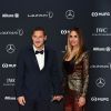 Francesco Totti et sa compagne Ilary Blasi lors des Laureus World Sports Awards 2018 au Sporting Monte-Carlo à Monaco le 27 février 2018. © Bruno Bebert / Bestimage