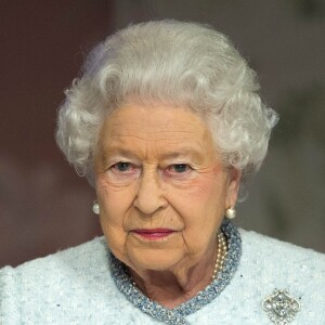 La reine Elizabeth II lors de la remise des Queen Elizabeth II Awards for British Design durant la Fashion Week à Londres le 20 février 2018.