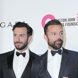 Ricky Martin et son mari Jwan Yosef - 26e édition de la soirée "Elton John AIDS Foundation Oscar Party" 2018 à West Hollywood le 4 mars 2018 © Pma/AdMedia via ZUMA Wire/ Bestimage