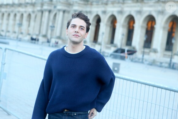 Xavier Dolan - Défilé Louis Vuitton collection automne-hiver 2018/2019 au Musée du Louvre. Paris, le 6 mars 2018. © CVS / Veeren / Bestimage