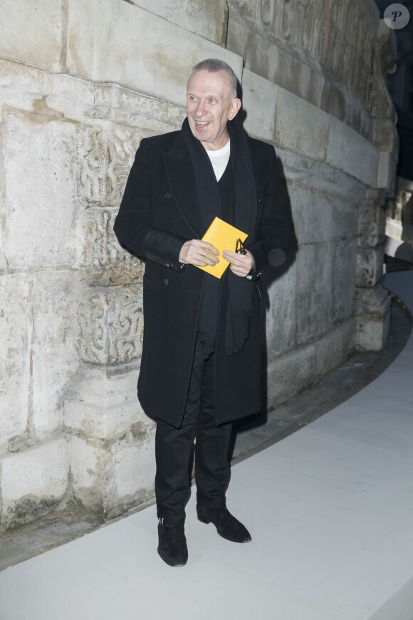 Jean-Paul Gaultier - Défilé Louis Vuitton collection automne-hiver 2018/2019 au Musée du Louvre. Paris, le 6 mars 2018. © Olivier Borde / Bestimage
