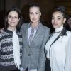 Marina Foïs, Adèle Exarchopoulos, Camélia Jordana - Défilé Louis Vuitton collection automne-hiver 2018/2019 au Musée du Louvre. Paris, le 6 mars 2018. © Olivier Borde / Bestimage