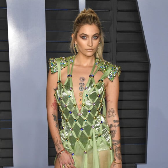 Paris Jackson à la soirée Vanity Fair Oscar Party au "Wallis Annenberg Center for the Performing Arts" à Beverly Hills le 4 mars 2018 © Birdie Thompson/AdMedia via ZUMA Wire/ Bestimage