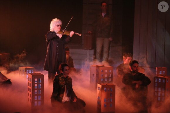 Le spectacle de Catherine Lara et Giuliano Peparini : "Bô, le voyage musical" au théâtre du 13ème Art à Paris, le 8 mars 2018. © CVS/Bestimage
