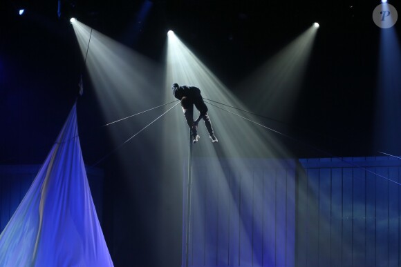 Le spectacle de Catherine Lara et Giuliano Peparini : "Bô, le voyage musical" au théâtre du 13ème Art à Paris, le 8 mars 2018. © CVS/Bestimage