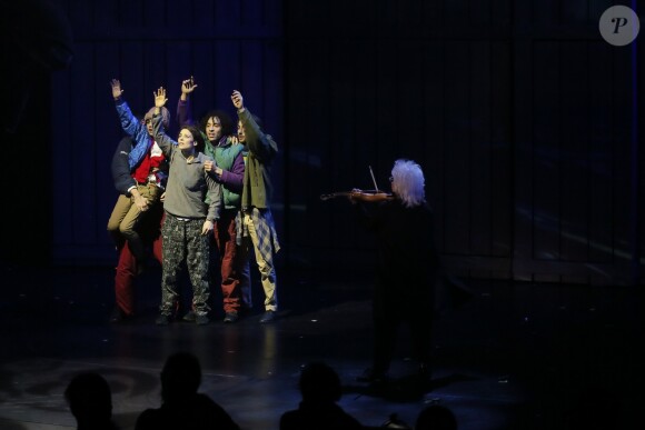 Le spectacle de Catherine Lara et Giuliano Peparini : "Bô, le voyage musical" au théâtre du 13ème Art à Paris, le 8 mars 2018. © CVS/Bestimage