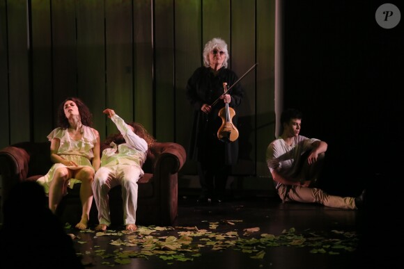 Le spectacle de Catherine Lara et Giuliano Peparini : "Bô, le voyage musical" au théâtre du 13ème Art à Paris, le 8 mars 2018. © CVS/Bestimage