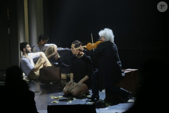 Le spectacle de Catherine Lara et Giuliano Peparini : "Bô, le voyage musical" au théâtre du 13ème Art à Paris, le 8 mars 2018. © CVS/Bestimage
