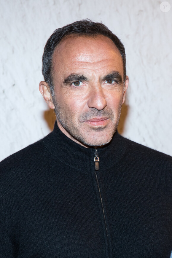 Nikos Aliagas - Vernissage de l'artiste chinois Liu Bolin avec la maison Ruinart au Grand Palais à Paris le 8 mars 2018. © Cyril Moreau/Bestimage
