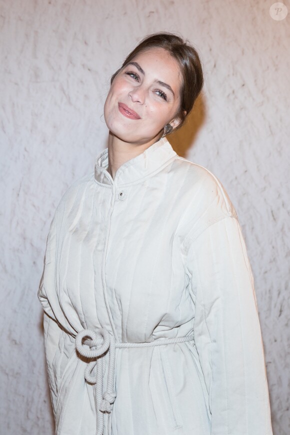 Marie-Ange Casta - Vernissage de l'artiste chinois Liu Bolin avec la maison Ruinart au Grand Palais à Paris le 8 mars 2018. © Cyril Moreau/Bestimage