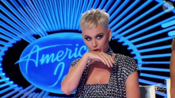 Katy Perry pendant l'enregistrement de l'émission American Idol à Los Angeles, le 11 mars 2018.
