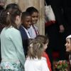 Meghan Markle - La famille royale d'Angleterre à son arrivée à la cérémonie du Commonwealth en l'abbaye Westminster à Londres. Le 12 mars 2018  Annual multi-faith service in celebration of the Commonwealth. 12 March 2018.12/03/2018 - Londres