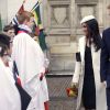 Le prince Harry et sa fiancée Meghan Markle - La famille royale d'Angleterre à son arrivée à la cérémonie du Commonwealth en l'abbaye Westminster à Londres. Le 12 mars 2018  Annual multi-faith service in celebration of the Commonwealth. 12 March 2018.12/03/2018 - Londres