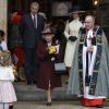 La reine Elisabeth II d'Angleterre - La famille royale d'Angleterre à son arrivée à la cérémonie du Commonwealth en l'abbaye Westminster à Londres. Le 12 mars 2018  Annual multi-faith service in celebration of the Commonwealth. 12 March 2018.12/03/2018 - Londres