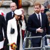 Le prince Harry et sa fiancée Meghan Markle - La famille royale d'Angleterre à son arrivée à la cérémonie du Commonwealth en l'abbaye Westminster à Londres. Le 12 mars 2018  Annual multi-faith service in celebration of the Commonwealth. 12 March 2018.12/03/2018 - Londres