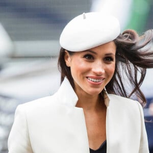 Meghan Markle et le prince Harry lors du service oecuménique pour le Commonwealth Day à l'abbaye de Westminster à Londres, le 12 mars 2018.