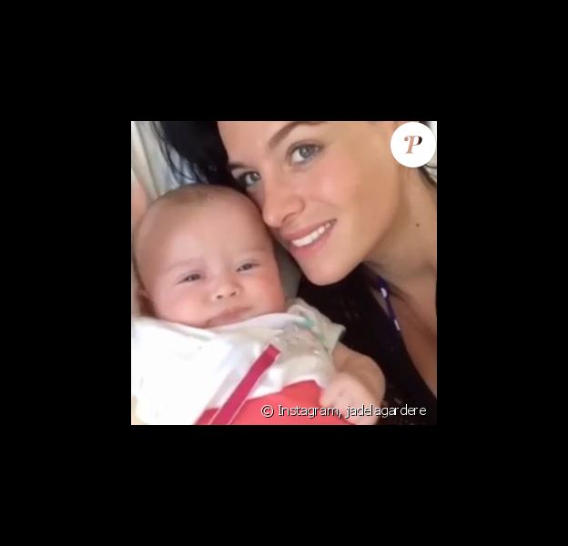 Jade Lagardère a partagé une vidéo pour les 4 ans de sa fille Mila, sur Instagram, mars 2018