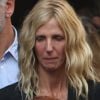 Sandrine Kiberlain lors des obsèques de Jean Rochefort en l'église Saint-Thomas d'Aquin à Paris, le 13 octobre 2017.