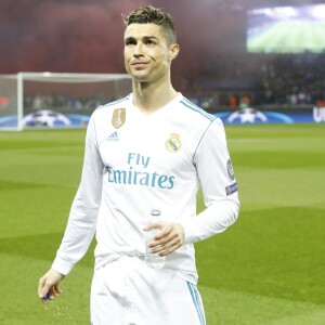 Cristiano Ronaldo lors du huitième de finale retour de Ligue des Champion, du Paris Saint-Germain contre le Real Madrid au parc des Princes à Paris, le 6 mars 2018. © Marc Ausset-Lacroix/Bestimage