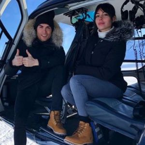 Cristiano Ronaldo en vacances avec sa compagne Georgina Rodriguez. Instagram, mars 2018.