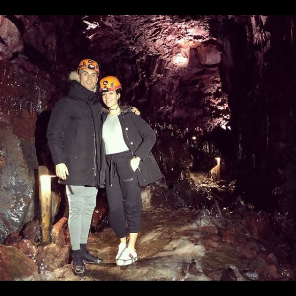 Cristiano Ronaldo en vacances avec sa compagne Georgina Rodriguez. Instagram, mars 2018.